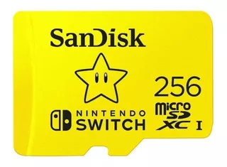 Micro Sd 256gb Sandisk Memoria Oficial Nintendo Switch 256