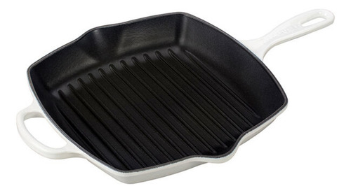 Grelha Quadrada Le Creuset 26cm Signature Cor Branco