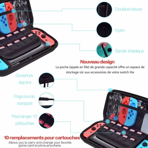 Estuche 16 En 1 Con Accesorios Para Nintendo Switch