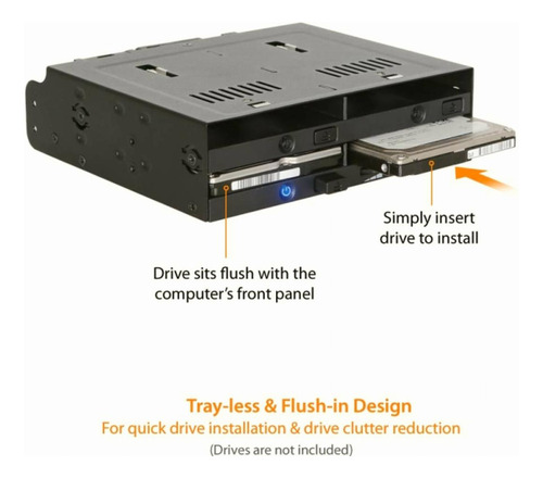 Icy Dock Flexidock Mb524sp-b Base De Conexión En Caliente