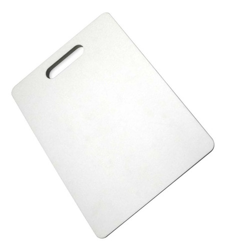 Tabua De Corte 35 X 25cm Em Pvc Branco Dupla Face