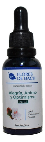 Flores De Bach Alegría Ánimo Y Optimismo 30ml Marca Blen