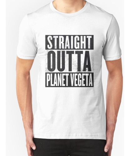 Franela  Straight Outta Planet Vegeta - Dragon Ball Z