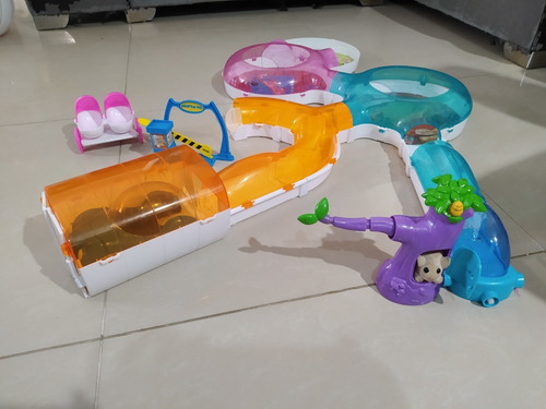Imagen 10 de 10 de Zhu Zhu Pets House - Juego Casa Para Hamster Con Accesorios