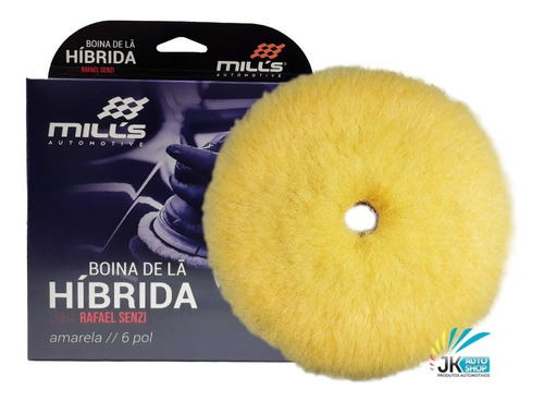 Boina Lãhibrida Amarela 5 R.orbital Interf Esp.laranja Mills