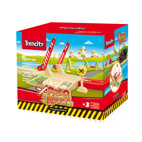 Trencity Paso A Nivel Para Trenes Con 2 Barreras Premium