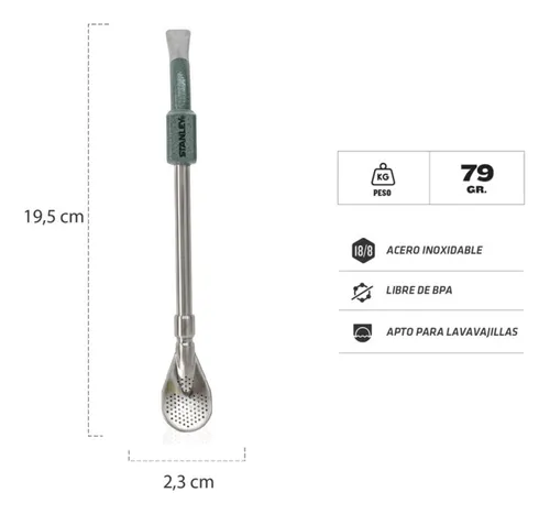 Bombilla Stanley Classic Verde