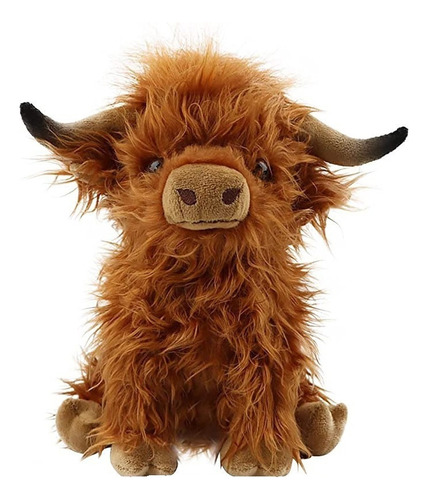 Peluche Escocés Highland Cow, Imitación De Toro