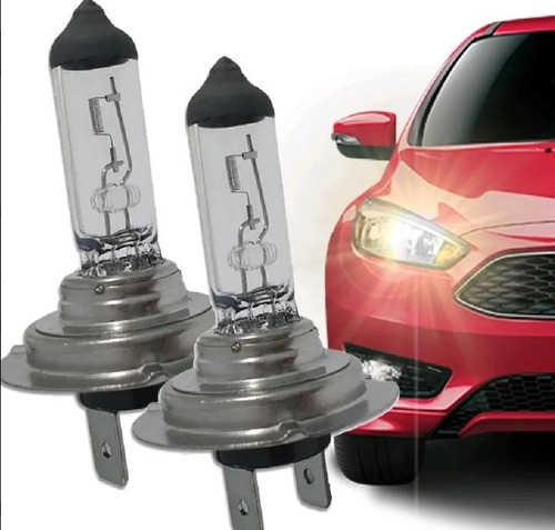 Par De Lâmpadas Automotiva Halógena H7 12v 55w Px26d