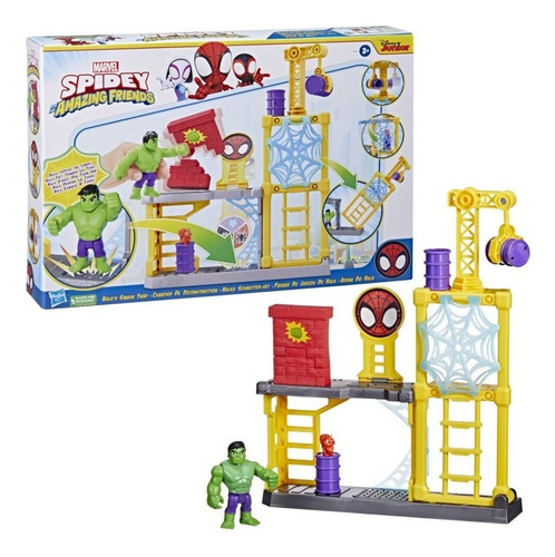 Set de juego Polk Spidey Arena Do Hulk F3717