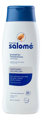 Shampoo Tradicional Anticaída 400ml Marí - mL a $77