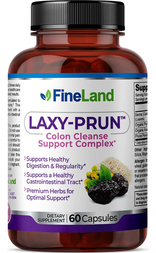 Fineland Laxy-prun 60und Limpieza Del Colon Y Desintoxicante