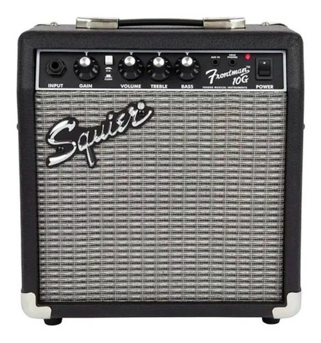 Paquete Guitarra Fender Squier Strato Black 10g Color Negro