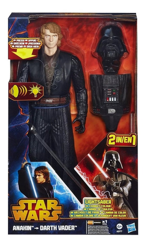 Star Wars, Darth Vader/ Anakin, 1/6, 33cm, Eletrônico