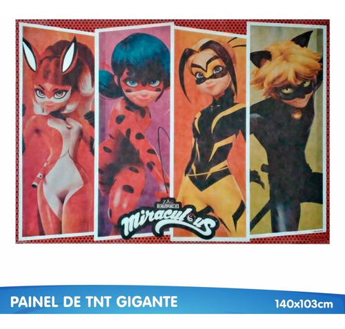 Imagem 5 de 10 de Kit Festa Fácil Ladybug - Miraculous - Decoração Aniversário
