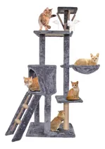 Comprar Torre Para Gato De 1.3m Rascador Con Hamaca Casas Para Gatos