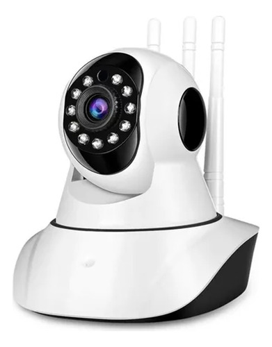 Cámara Seguridad Ip Wifi 3 Antenas 360° Hd 1080p Lee Micro