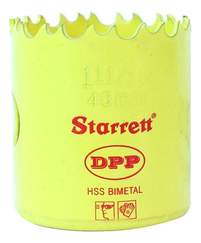 Brocasierra Bimetal Starrett Dch1116 43mm 32100750