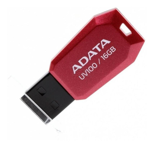 Memoria USB Adata UV100 16GB 2.0 rojo