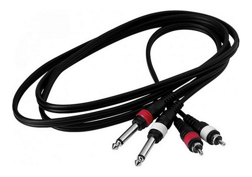 Warwick Rcl20934d4 Cable 2 Rca A 2 Plug Mono 6,3mm 3 Mts