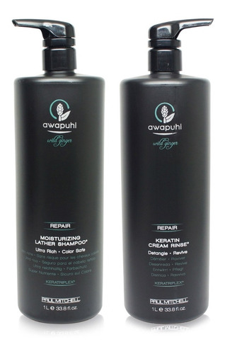 Kit Awapuhi Wild Ginger Pm 1 Litro Shampoo Y Acondicionador