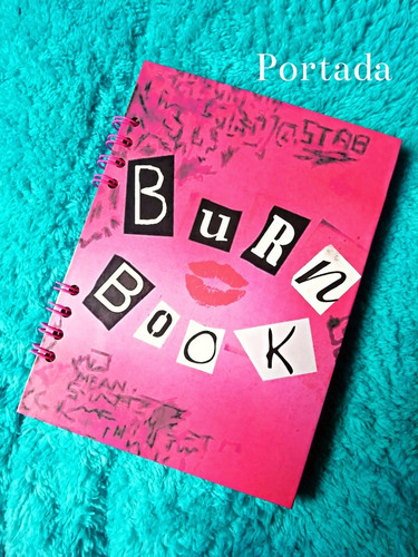 Libreta Burn Book/pasta Dura/100 Hojas Decoradas