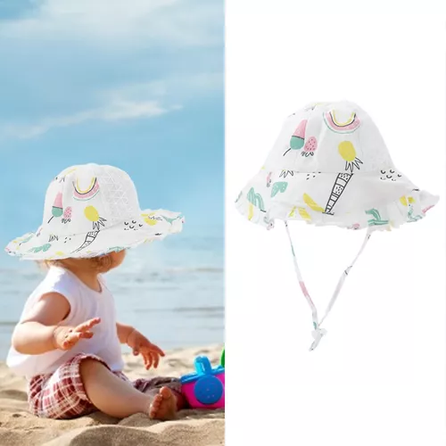 Sombreros de paja para niños, gorro de playa de paja de verano para niños  pequeños (20.5 para 2-6T)