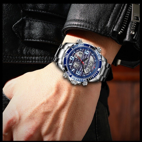 Reloj De Negocios Luminoso Con Cronógrafo Foxbox Fb0007