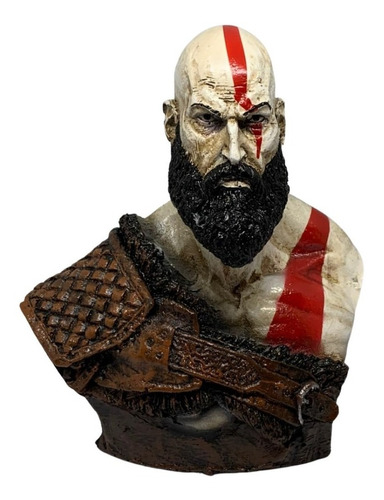 Kratos God Of War - Busto Resina 14cm Estatua Alta Qualidade
