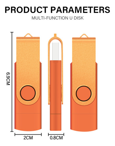 Pendrive 16gb Usb 2.0 Memoria Usb De Plástico Type-c