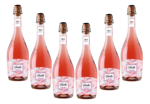 Espumante Fiesta Rosé Brut 750cc 6 Unidades