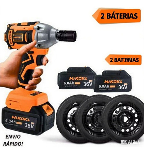 Parafusadeira Furadeira 36v Com 2 Baterias Maleta Completa