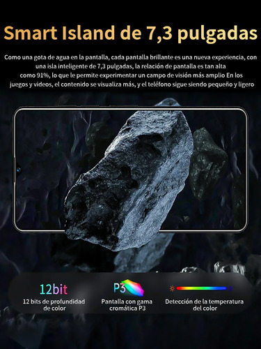 Dual Sim X200 Pro, 2025 Último Y Más Caliente 5g Wifi Batería De Larga Duración 7.3 Teléfono De Pantalla Grande Android 14 Smartphone 16g Ram +512grom Negro
