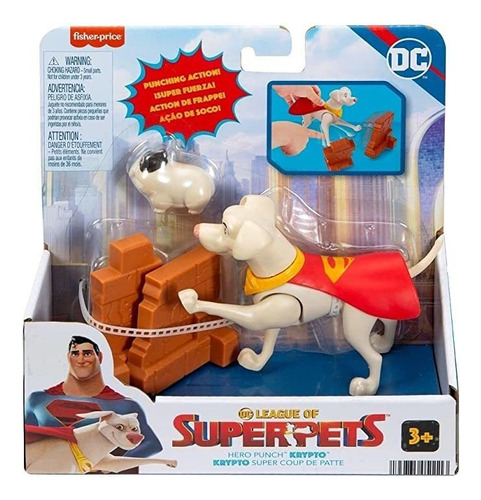 Boneco - League Superpets - Krypto Mattel