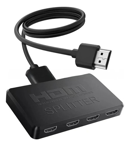 Splitter for Hdmi 1080p 4k 1 entrada y 4 salidas 1x4,splitter divisor de senal hdmi de 4 salidas,Divisor Hdmi Adaptadores hdmi splitters
