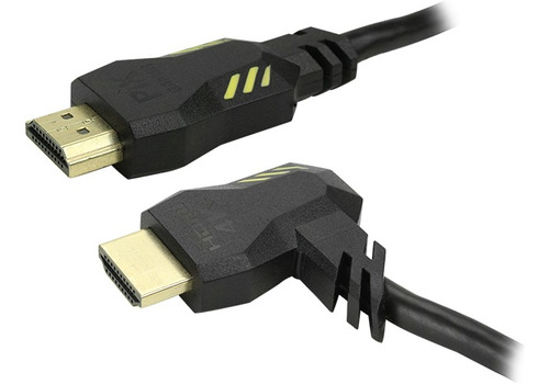 Cabo Hdmi 2.0 Gamer 2m 90 Graus 4k Ultra Hd 3d 19p 2 Metros 