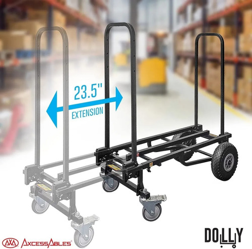 Axcessables Dolly Folding Hand Truck, Platform Cart, Moving