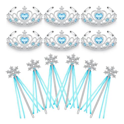 12 Piezas De Varita De Copo De Nieve Congelada  Tiaras ...