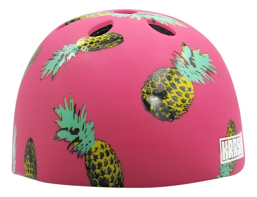 Casco Bicleta Piña Party Rosa Niñas 8-14 Años C-preme