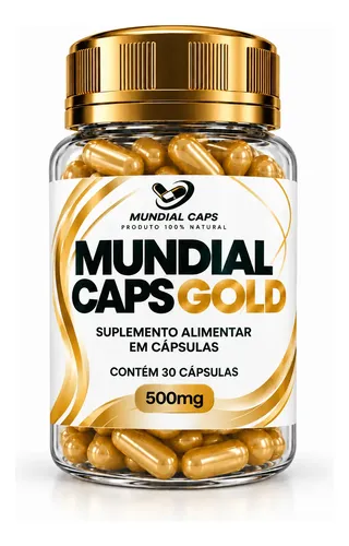 Famous Shape Mundial Caps Gold Cápsulas Sem Sabor