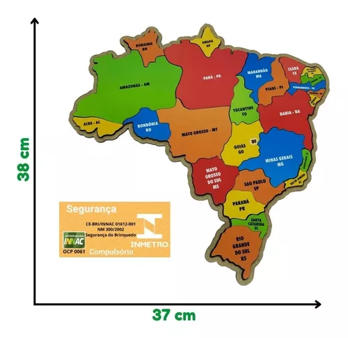 Quebra-Cabeça História do Brasil - Estimula Kids