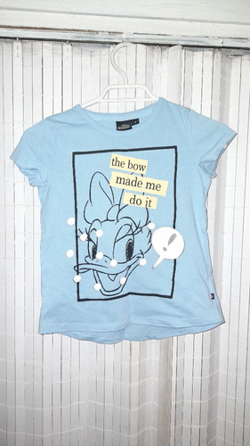 Polera Manga Corta Disney - Daysi Talla 8 Como Nueva