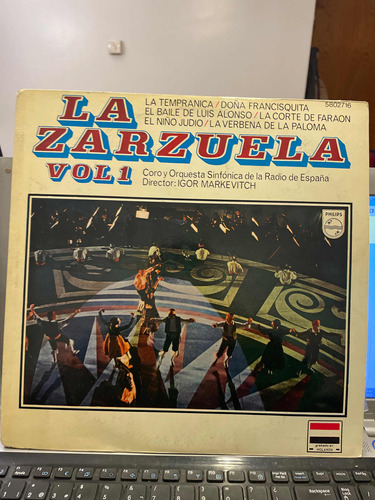 La Zarzuela ! Igor Markevitch Vinilo Lp