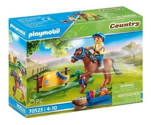 Brinquedo Playmobil Country Fazenda Do Ponei Gales 70523