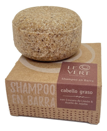 Shampoo En Barra Le Vert Cabello Graso (vegano)