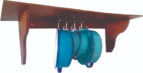 Colgador Sartenes Horizontal. Cocinas Integrales 4 Ganchos