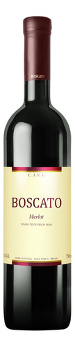 Vinho Boscato Cave Merlot 750 Ml