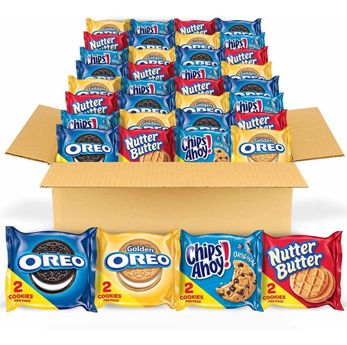 Oreo Oreo Original, Oreo Golden, Chips Ahoy! & Nutter Butter