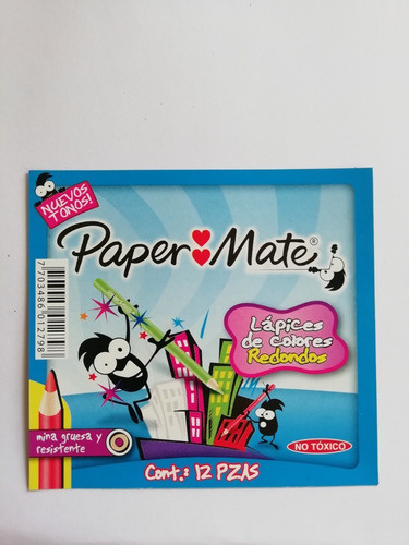 Creyones Papermate 12 Colores Importado