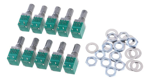 10 Unids B10k Amplificador De Sonido Sellado Doble